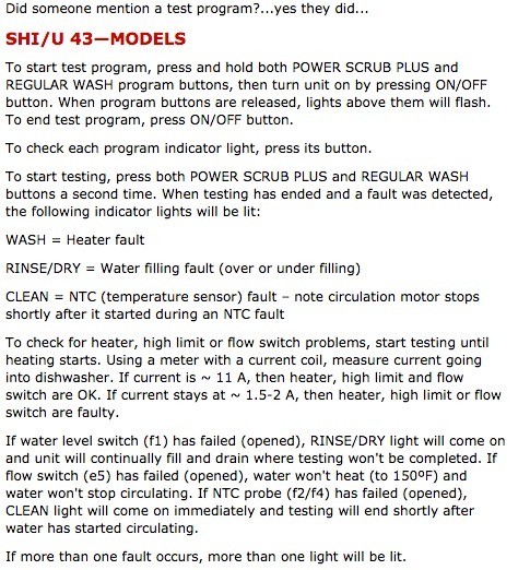 Dishwasher Error Codes Uncle Harry s Mobile Repair Wizard